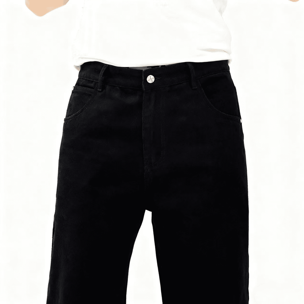 Unisex Relaxed Fit Straight-Leg Denim Jeans