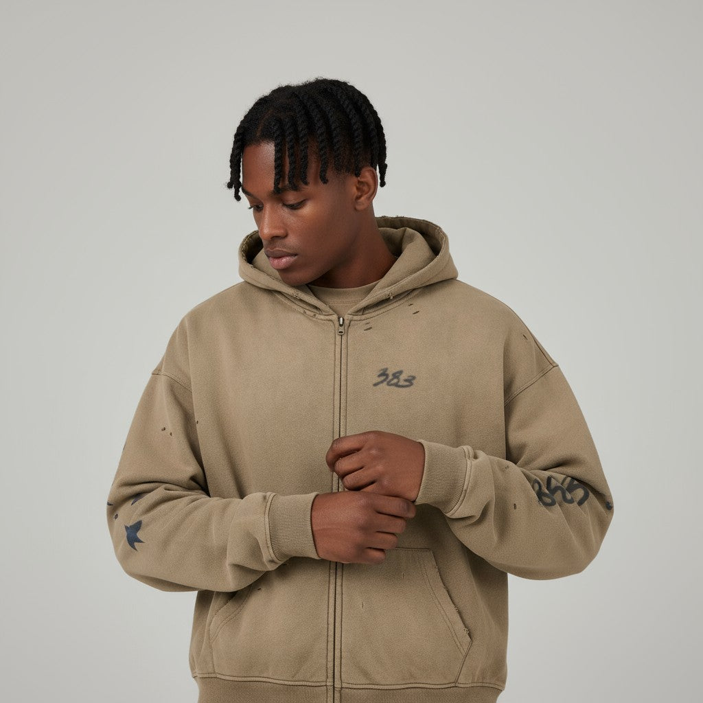 383 Heavyweight Full-Zip Hoodie
